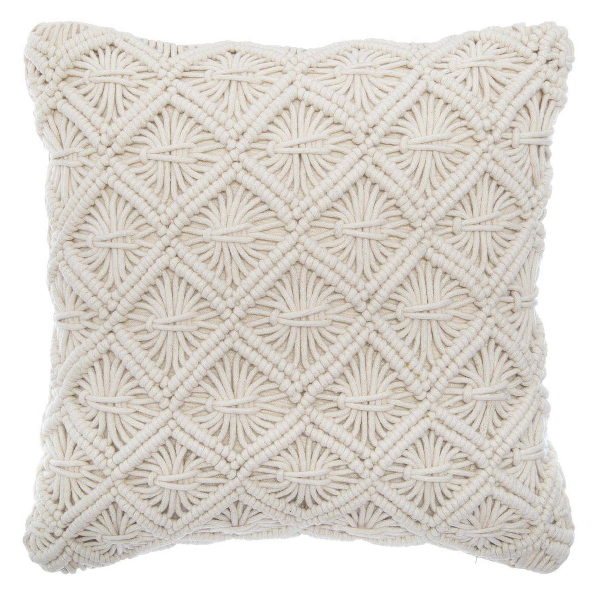 ZIERKISSEN Ete 40/40 cm - Beige, Naturmaterialien (40/40cm) - Atmosphera Createur d´interieur