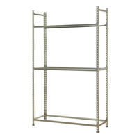 REIFENREGAL Metal Shark NO.1 HxBxT 200 x 90 x 40 cm 3 Ebenen 12 Reifen Verzinkt - Silberfarben, Metall (90/200/40cm) - PROREGAL