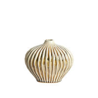 VAZE Lorito Grün 30/16/25 cm - Grün, Keramik (25cm) - Light & Living