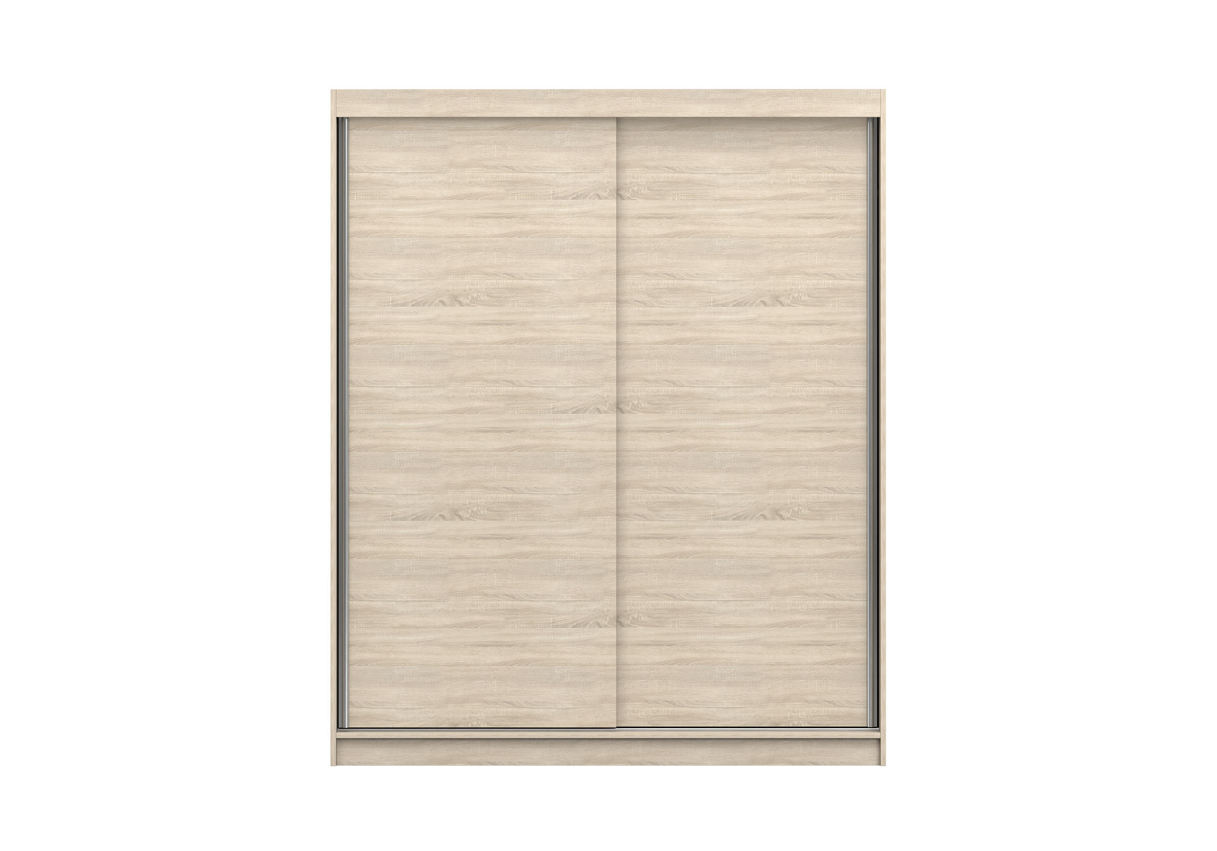 SCHIEBETÜRENSCHRANK - Kleiderschrank EVA 04 - Sonoma - Sonoma Eiche, Holzwerkstoff (160/195/61cm) - Möblo