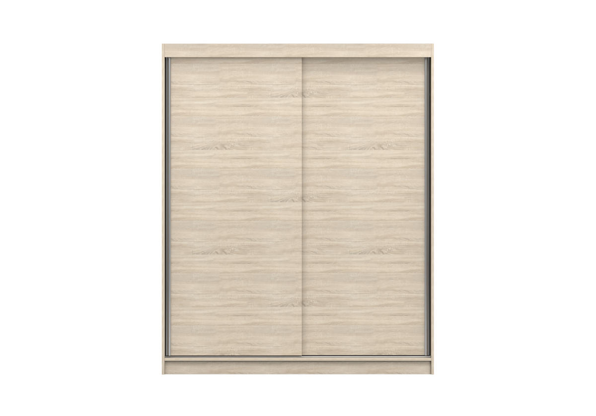 SCHIEBETÜRENSCHRANK - Kleiderschrank EVA 04 - Sonoma - Sonoma Eiche, Holzwerkstoff (160/195/61cm) - Möblo