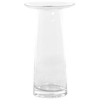 BLUMENVASE Glas transparent Manna - Transparent, Glas (26cm) - Beliani