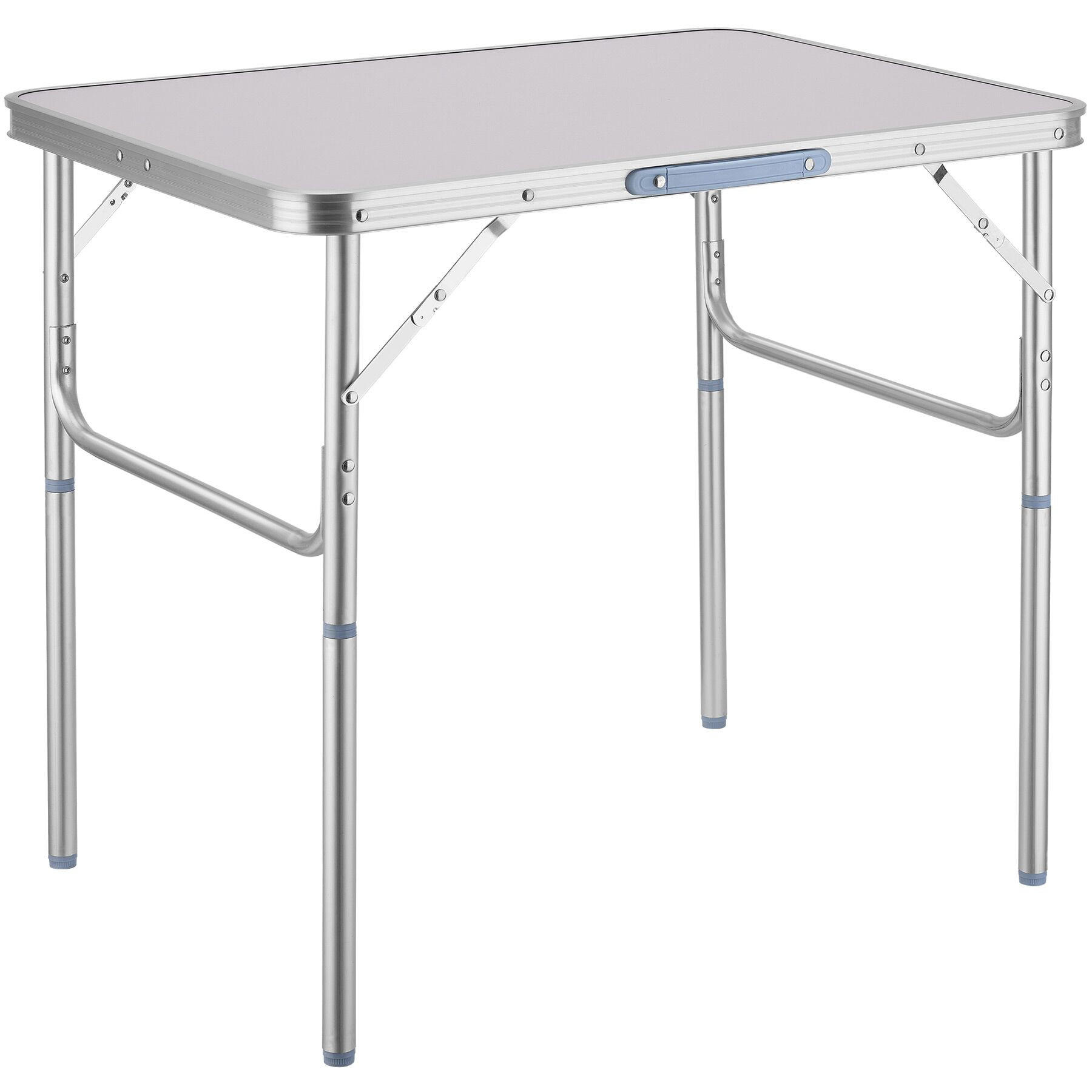 CAMPINGTISCH Lothar,75 x 55 x 68 cm,grau - Grau, Metall (75/55/68cm) - tectake
