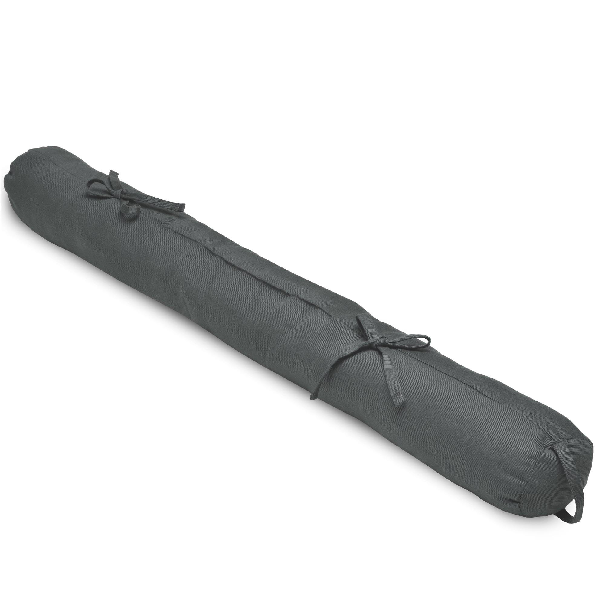 Beautissu Zugluftstopper Anthrazit 10x100 cm