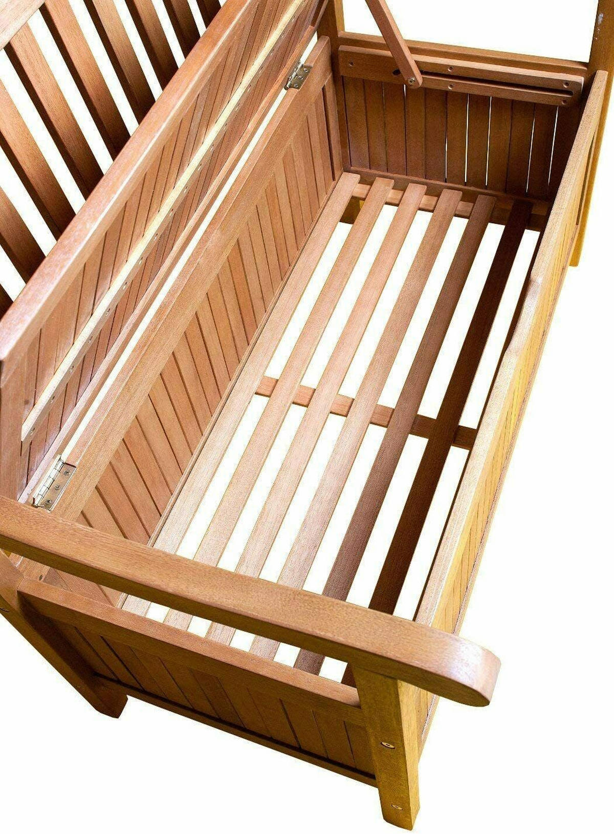 GARTENBANK Greena 4er Sitz - Braun, Holz (187/90/59cm) - Sedex