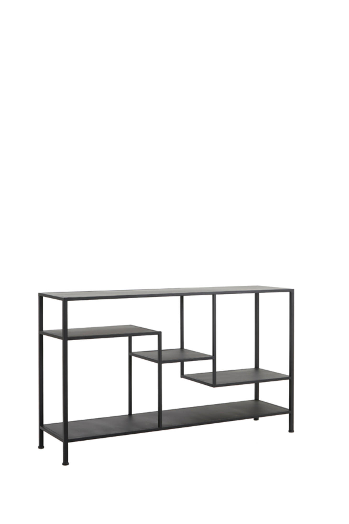 Light & Living Konsolentisch Schwarz 37x81x141 cm