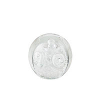 BRIEFBESCHWERER RINGE BALL - Transparent, Glas (10/10/10cm) - J-Line