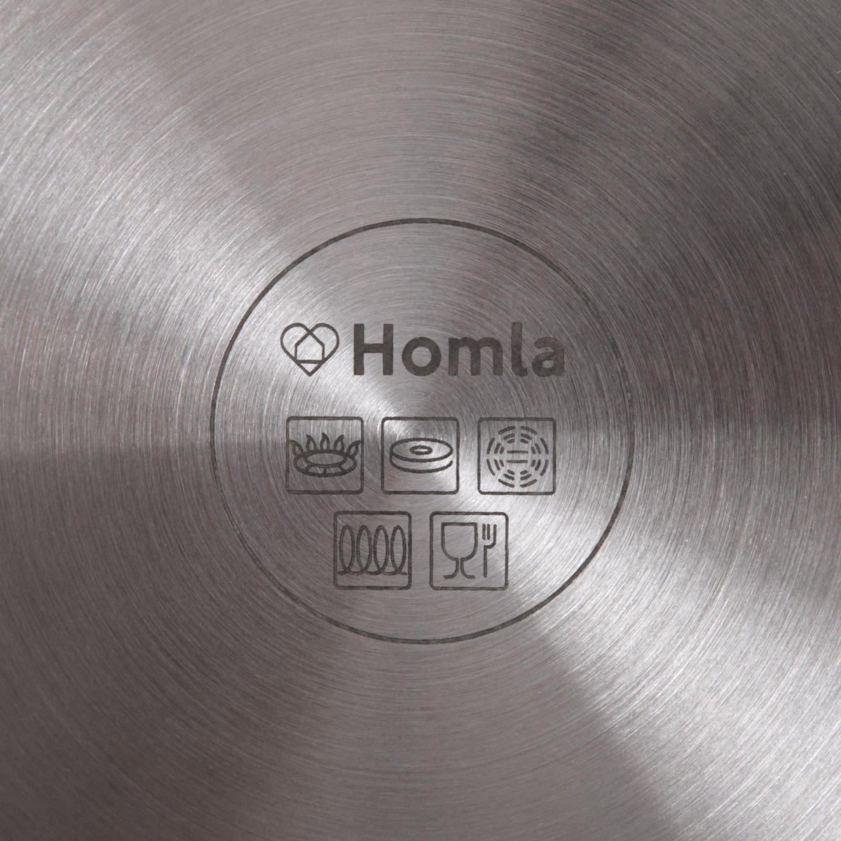 KOCHTOPFSET Eataly 6-teilig - Silberfarben, Metall - Homla