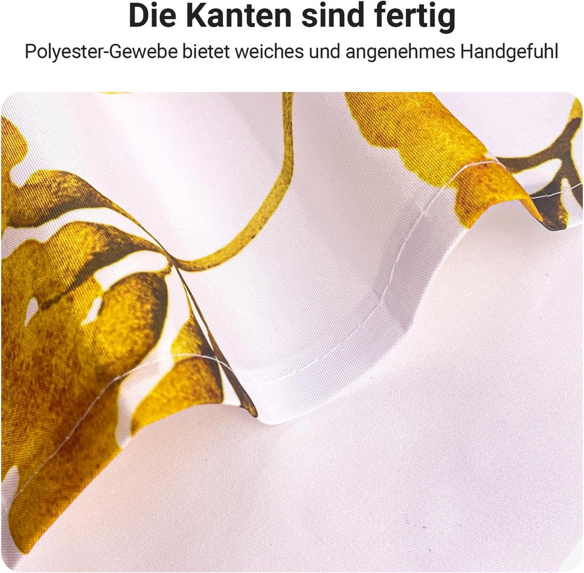 DUSCHVORHANG Blumen Muster beschwerter Saum schimmelresistent wasserabweisend waschbar Polyester fürs Badezimmer Badewanne - Weiß, Textil (200/180cm) - MCBOSON