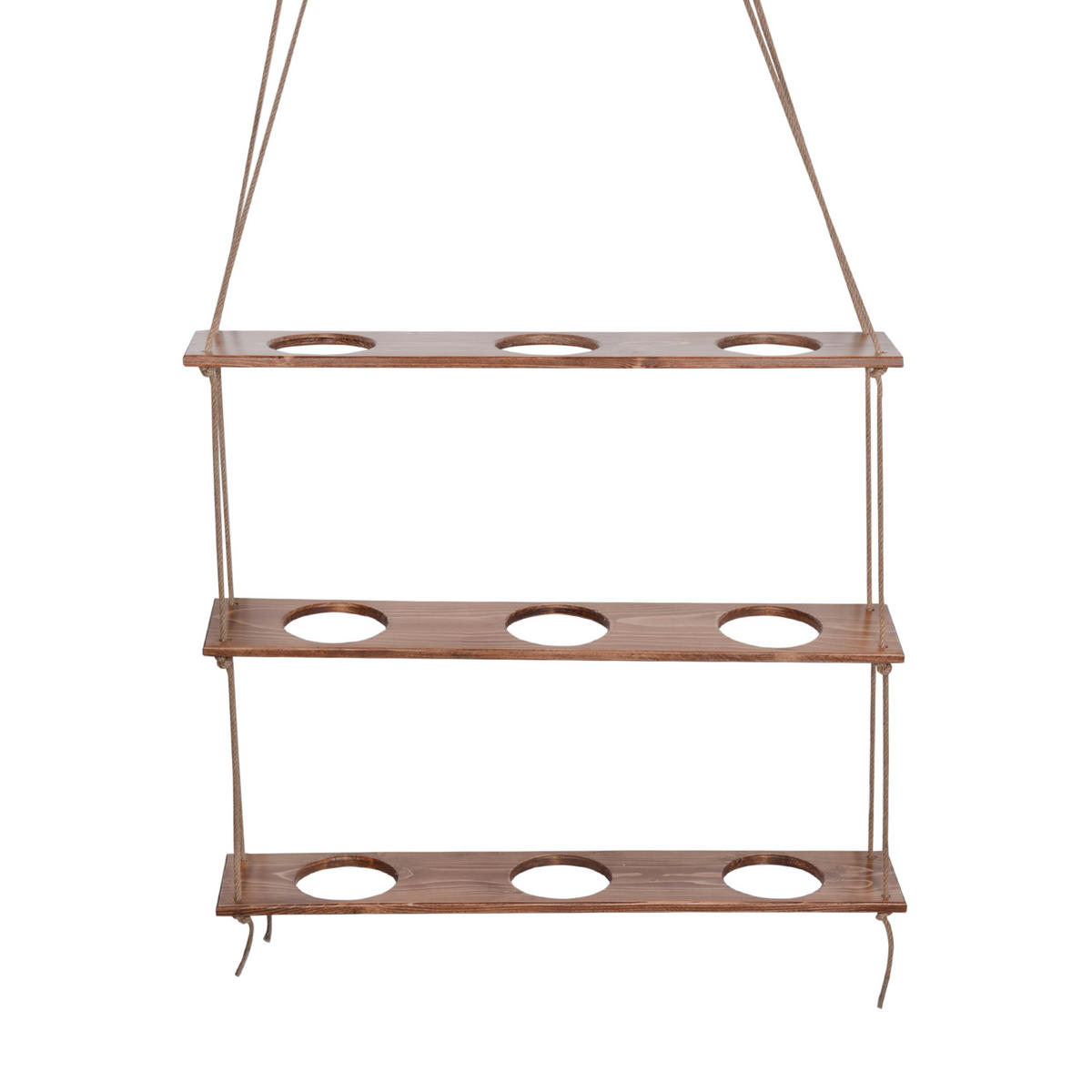 WANDREGAL Nakskov - Kieferfarben, Holz (90/105/17cm) - [en.casa]