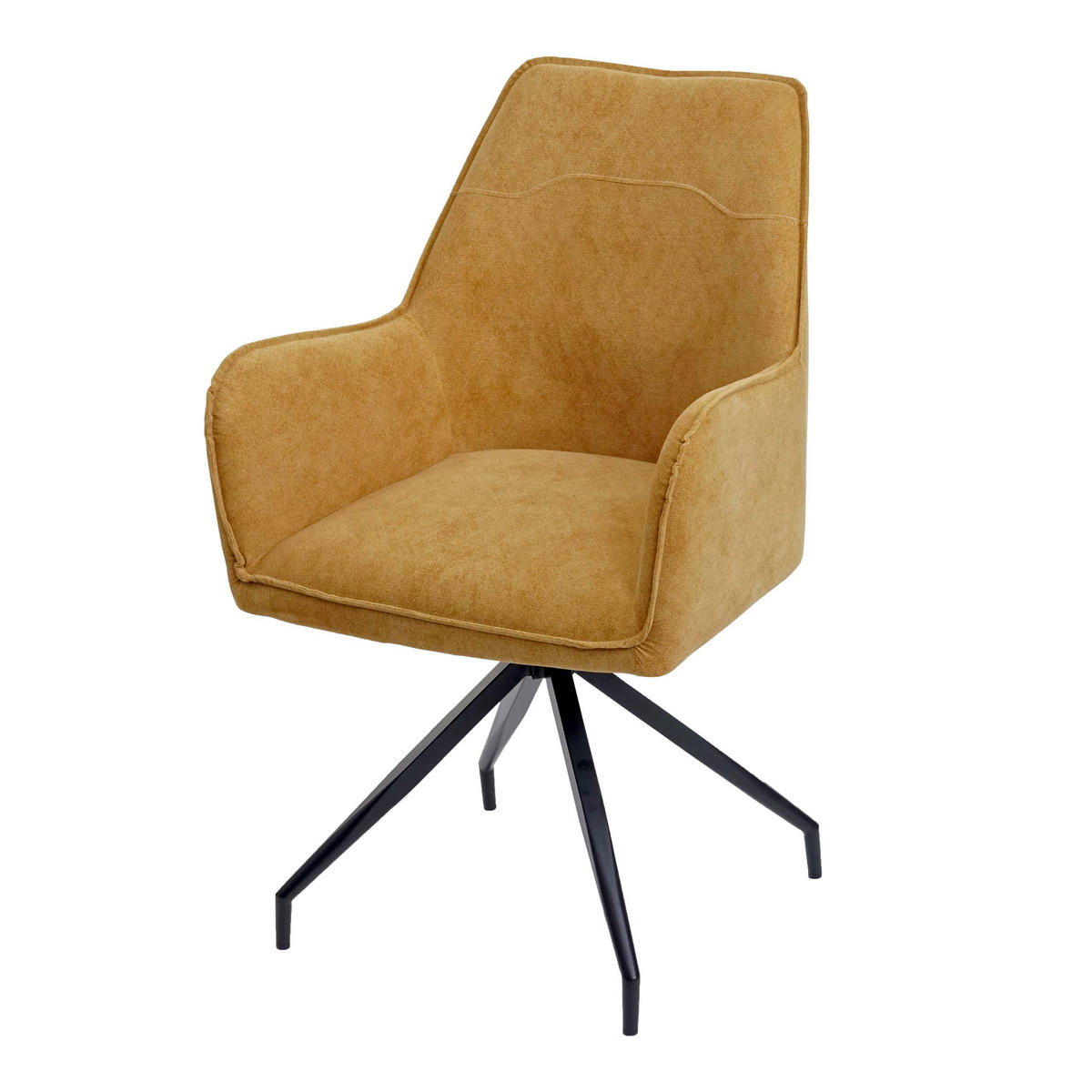 ESSZIMMERSTUHL Gelb - Gelb, Textil (59/91/60cm) - MCW
