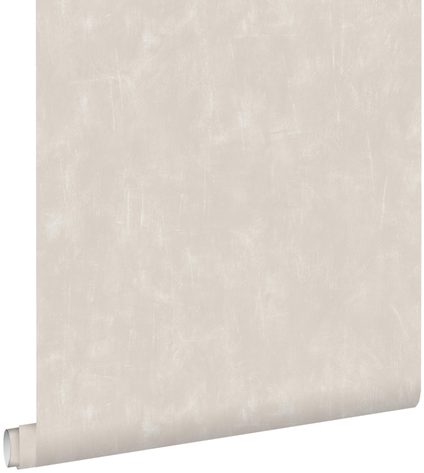 TAPETE mit malerischem Effekt 53 cm x 10.05 m - Beige, Papier (53/1000cm) - ESTAhome