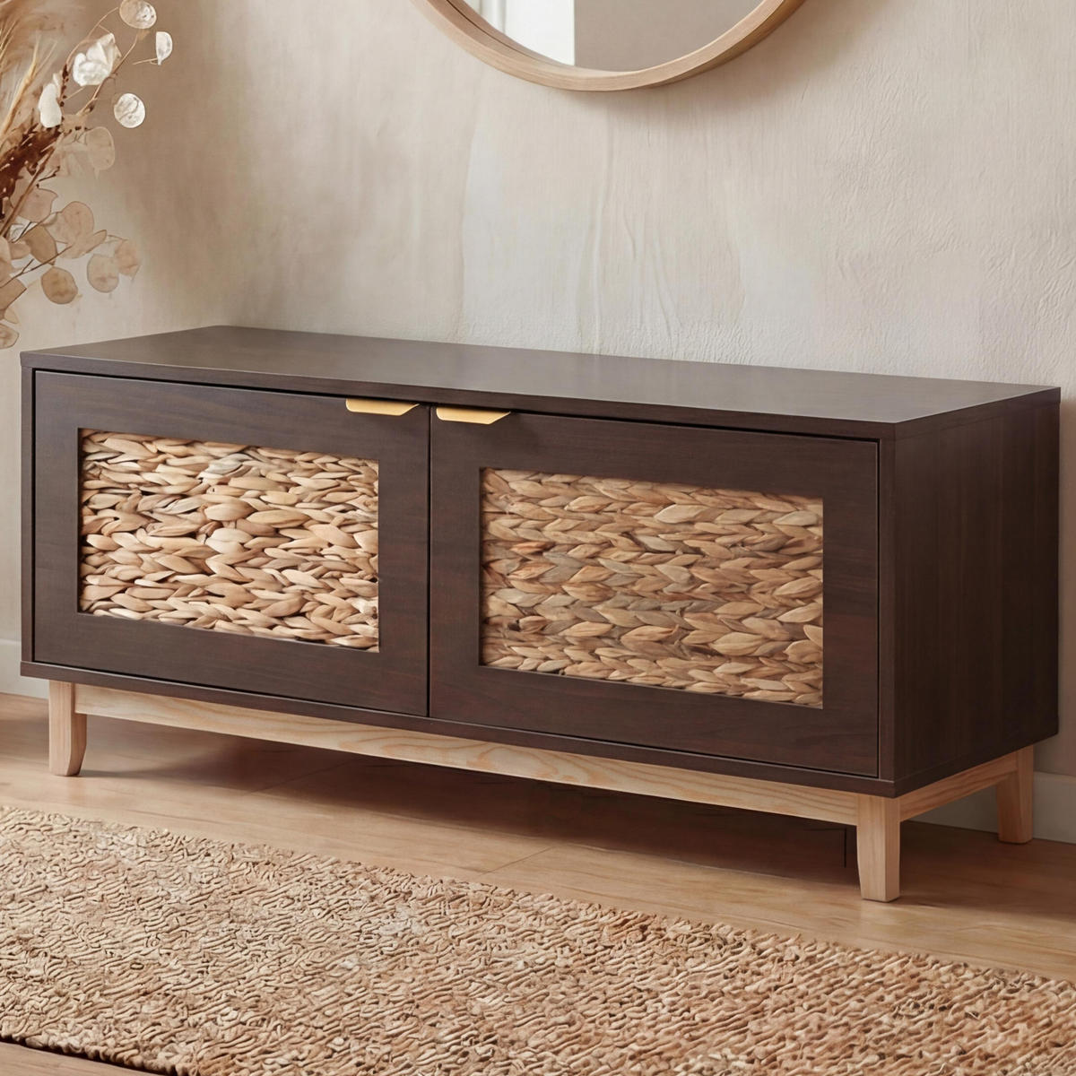 KLOP Walnuss Dekor - barva oreha, les (100/45/42cm) - MCW