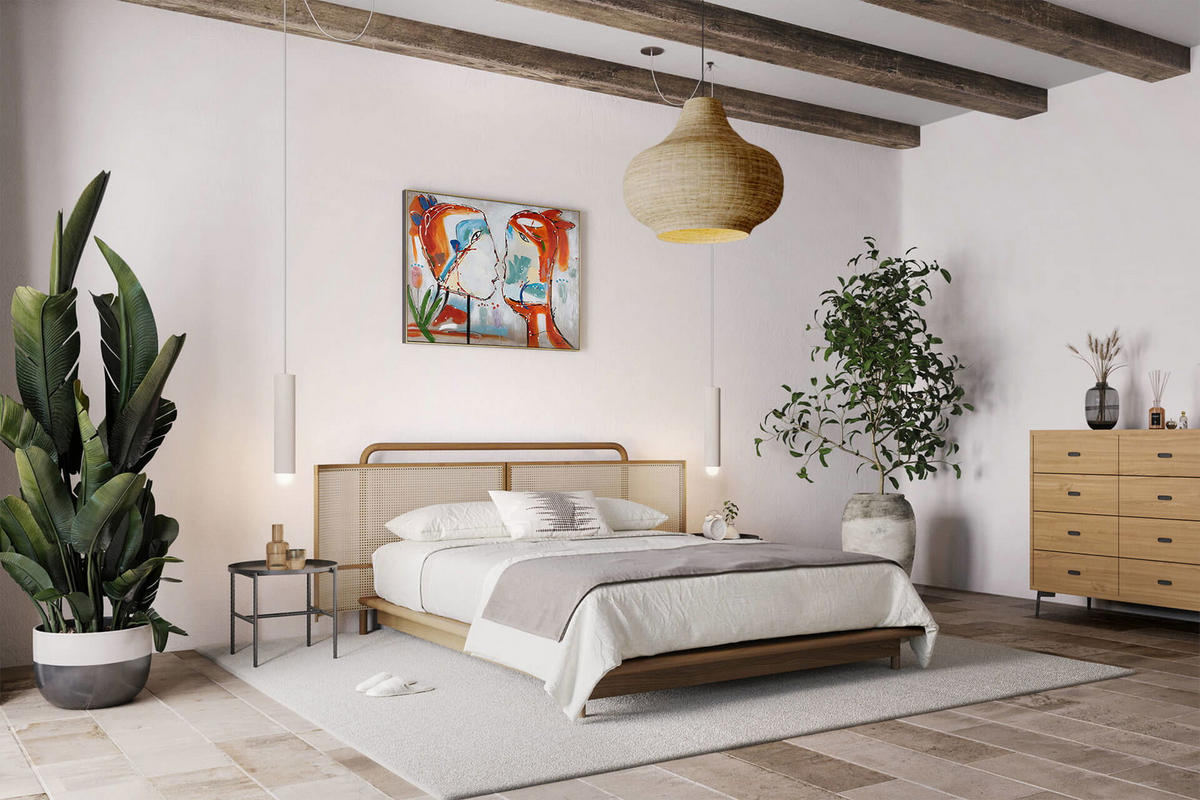 ÖLGEMÄLDE 100/75 cm - Multicolor, Holz/Textil (2.5/75cm) - KUNSTLOFT