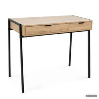 SCHREIBTISCH ZENTIA 100 cm Artisan Eiche - Schwarz/Eiche Artisan, Holzwerkstoff (100/45/80.5cm) - Akord