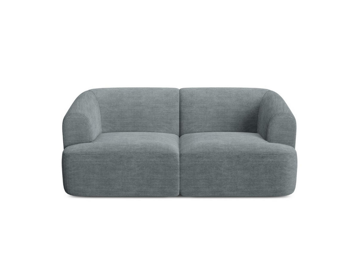 MODULARES-SOFA Campi aus Cord dunkelgrau 2 Sitzplätze - Dunkelgrau, Textil (90/70/180cm) - Cosmopolitan Design