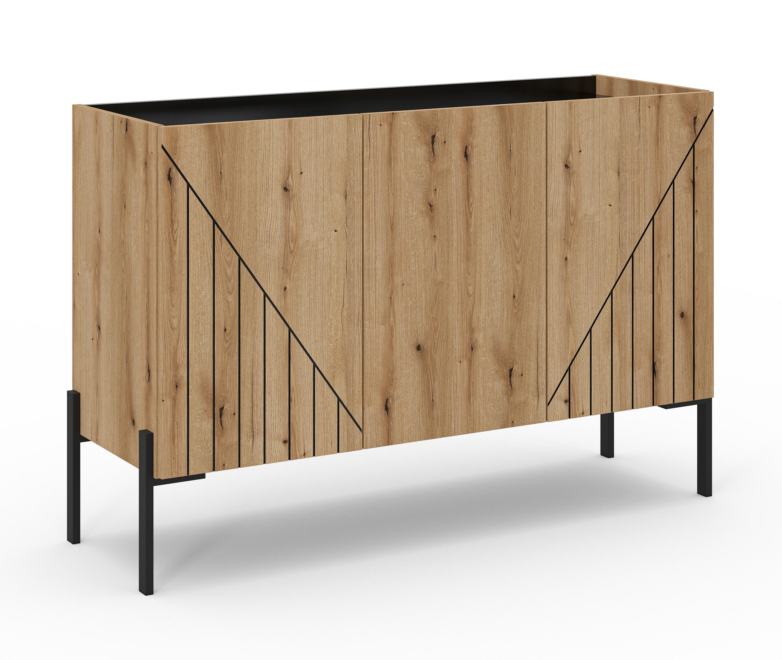Homes & Jones Sideboard Eiche 122x81x40 cm