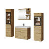 BADMÖBEL-SET Madrit I - Eiche Artisan, Holzwerkstoff (30/132/30cm) - MIRJAN24