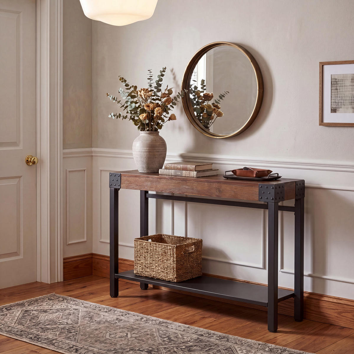 KONSOLENTISCH eckig Braun - Braun, Holz (31/121/82cm) - MCW