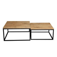 COUCHTISCH DUAL Orange 76x76x39 cm - Orange, Holzwerkstoff (76/76/39cm) - FURNLUX