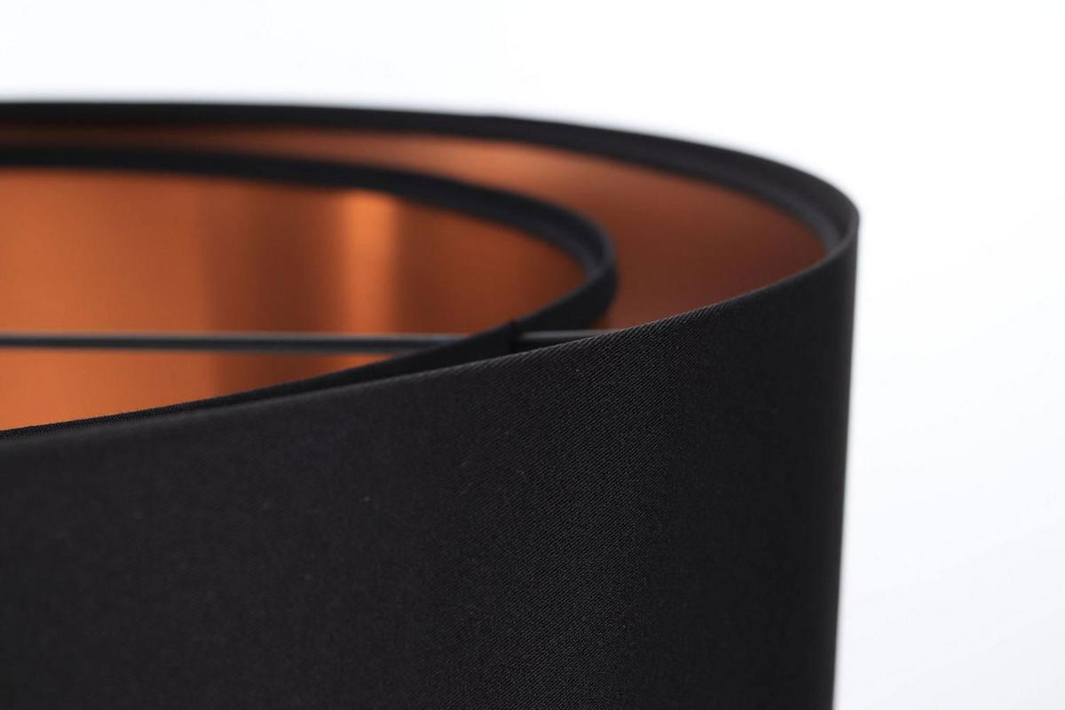 HÄNGELEUCHTE Kupfer 40/20 cm - Schwarz/Kupferfarben, Kunststoff (40/1/20cm) - ONZENO