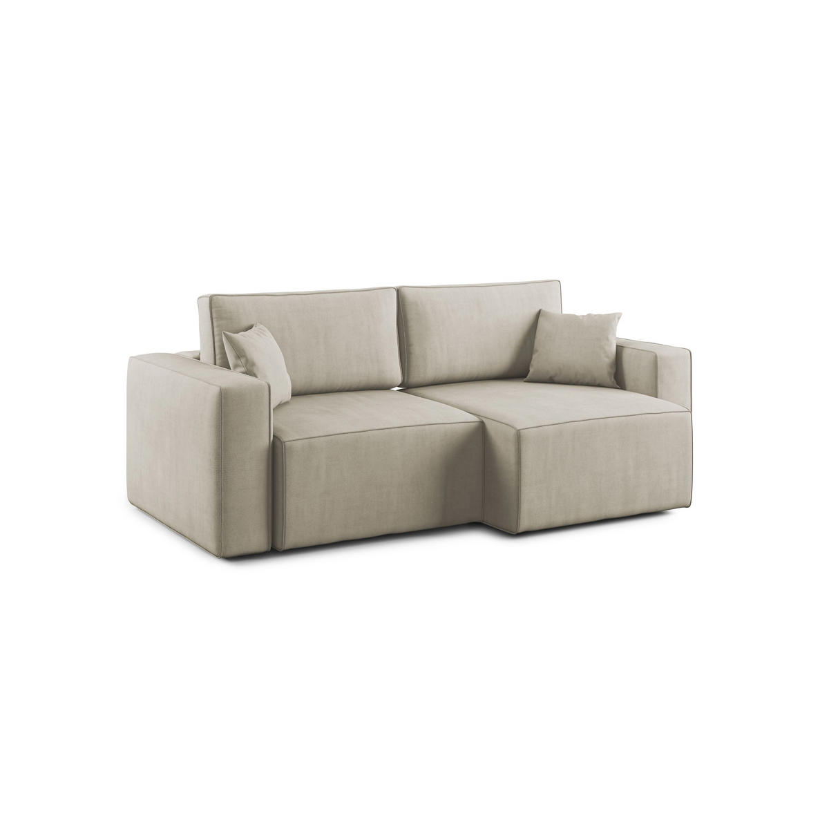 LINEARSOFA Morfeo - Creme, Textil (180/86/99cm) - Divani.store