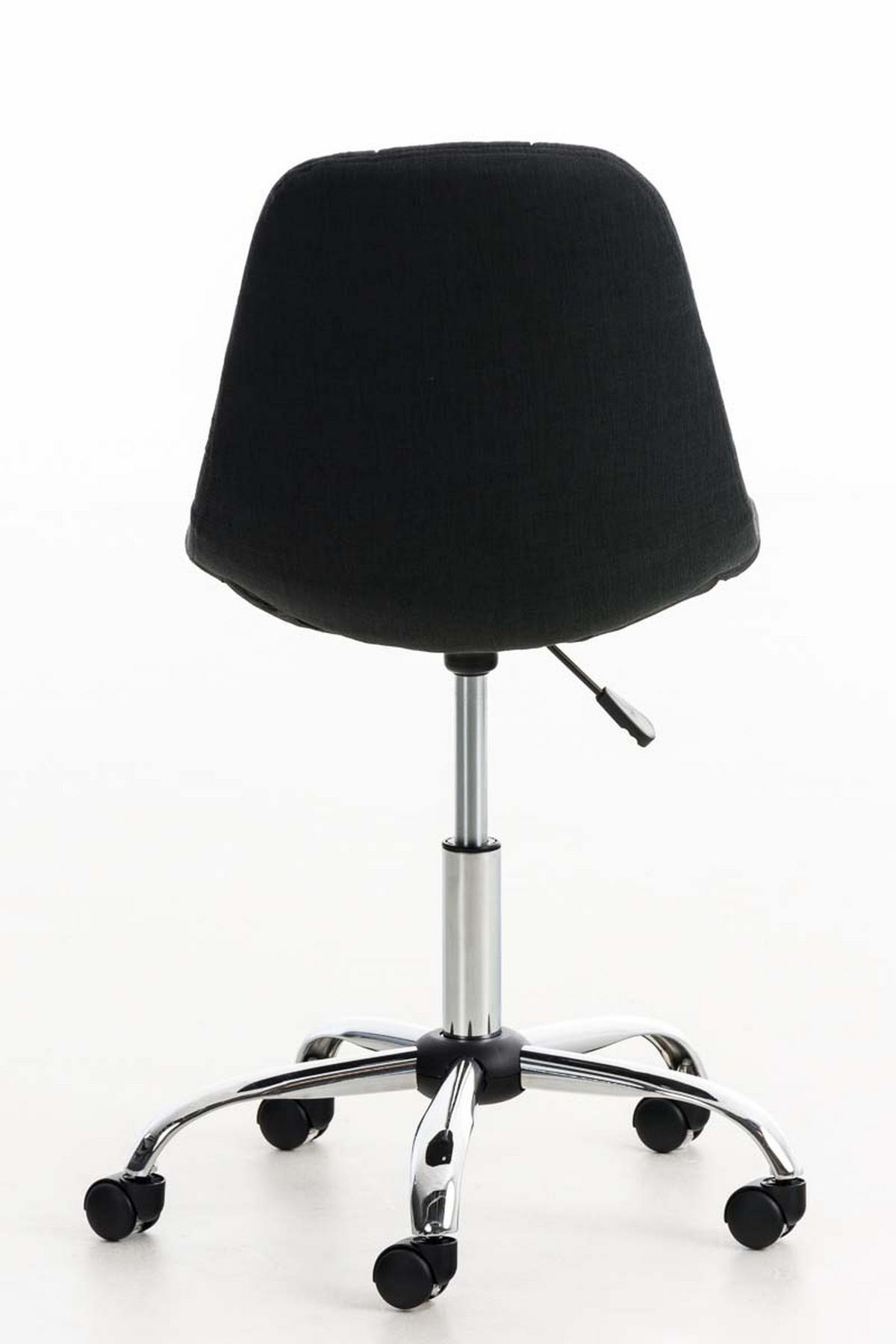 BÜROSTUHL Emily, Stoff Schwarz - Schwarz, Textil/Metall (55/91/55cm) - TPFLiving