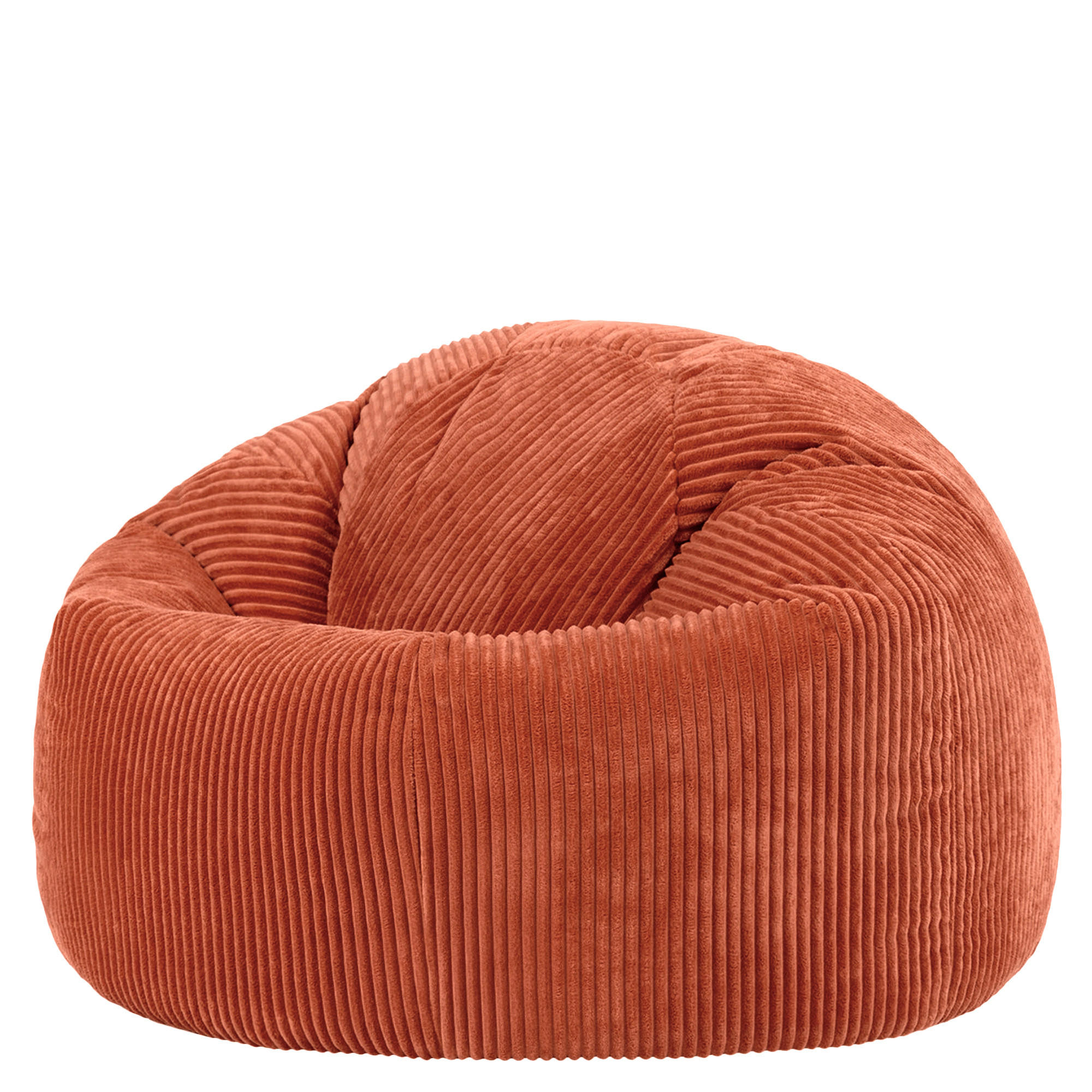SITZSACK Klassisch Kingston, Cord - Terracotta, Textil (85/50/85cm) - icon