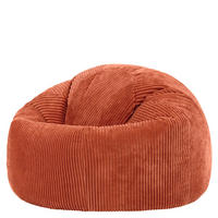 SITZSACK Klassisch Kingston, Cord - Terracotta, Textil (85/50/85cm) - icon