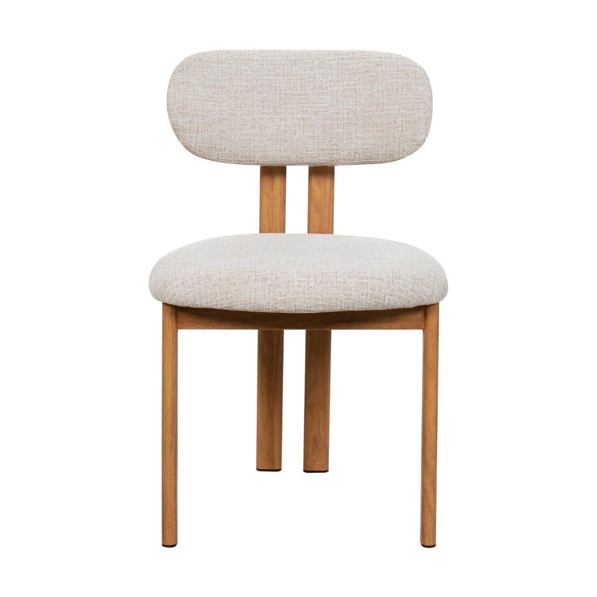 ESSZIMMERSTUHL 2er Set aus Stoff, beige/natur - Beige, Textil (51/81/53cm) - Giga Meubel