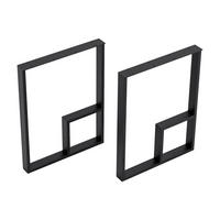 TISCHGESTELL-SET 2 TLG. Kauhava - Schwarz, Metall (55/72/7cm) - [en.casa]