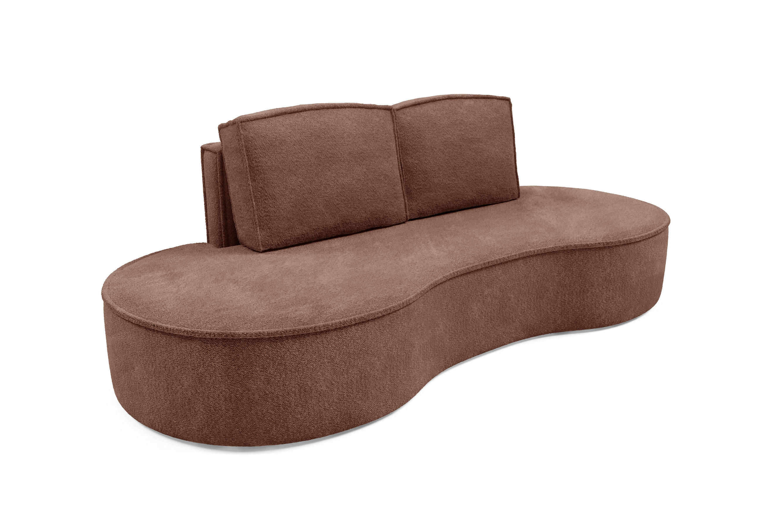 DomoHome Sofa Braun 234x88x101 cm
