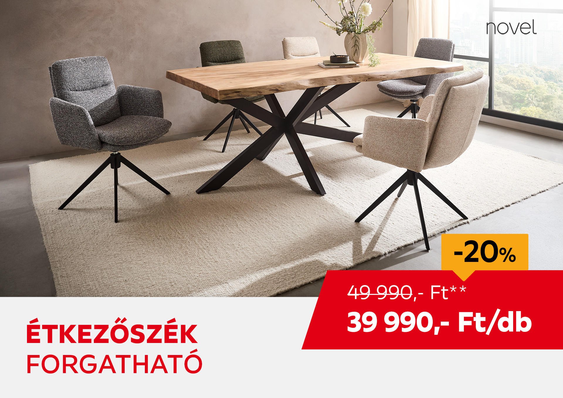 ÉTKEZŐSZÉK Kiemelt termék 49990Ft.- helyett 39990Ft.-