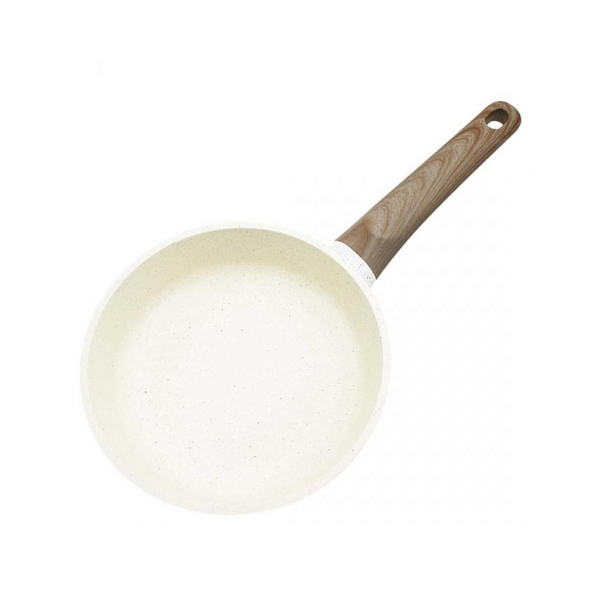 PFANNE Weiß 45/26/5.5 cm 67587 - Weiß, Metall (26cm) - Brunbeste