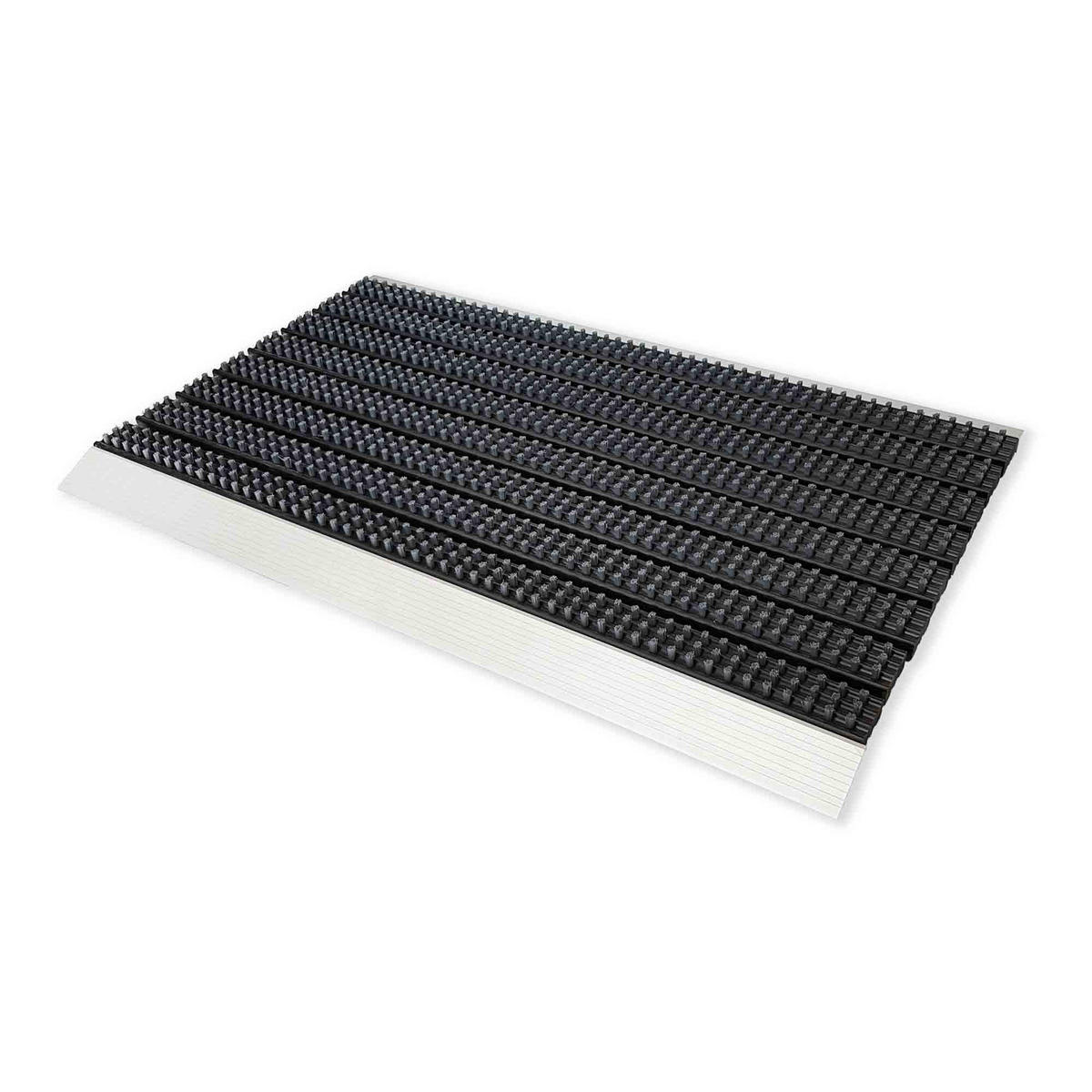 FUSSMATTE INNEN UND AUßEN SUPER BRUSH - Grau, Textil (45/75cm) - Astra