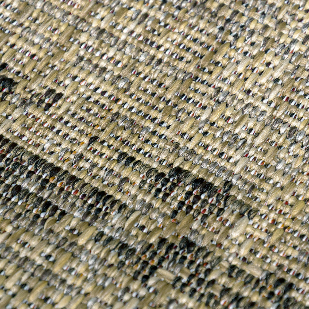 MATTA Utomhus Pinto Talud Mazovia 140x200cm Beige Brun Abstrakt Kort Lugg - Beige, Textil (140/200cm) - Mazovia