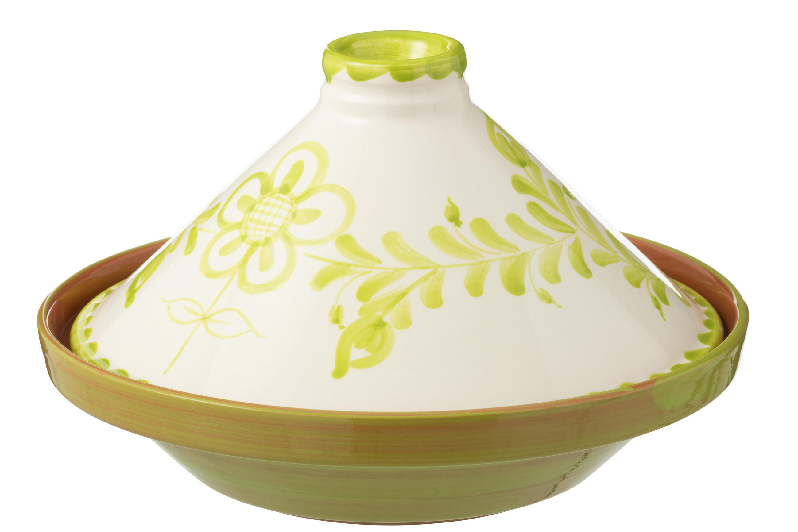 TAJINE GRANADA PATTERN - Töpferei - Grün - Multicolor, Keramik (20cm) - J-Line