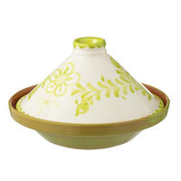 TAJINE GRANADA PATTERN - Töpferei - Grün - Multicolor, Keramik (20cm) - J-Line