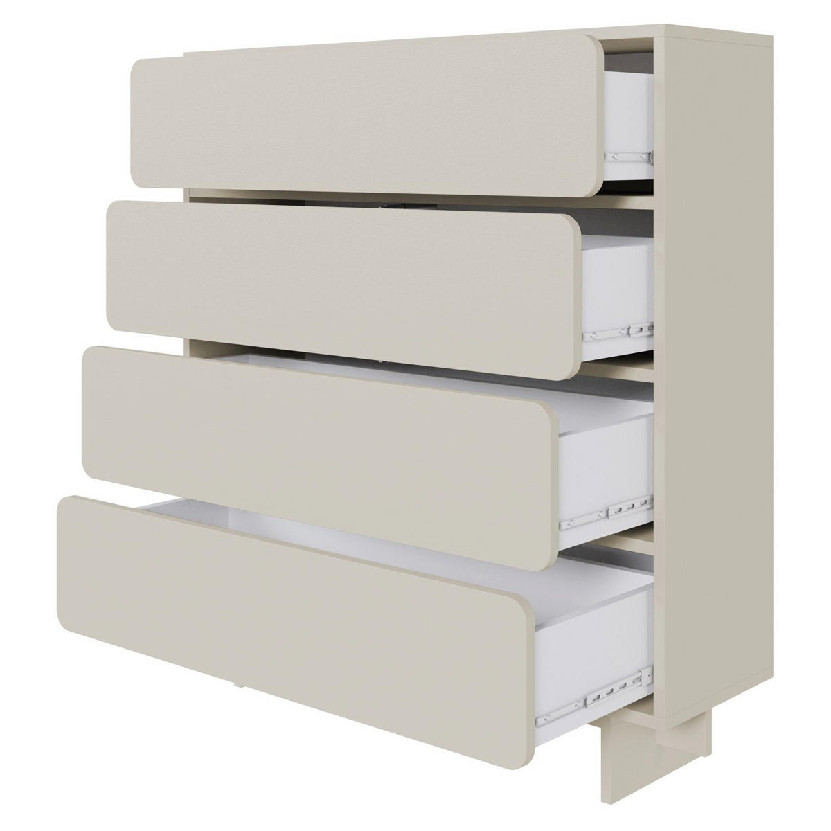 KOMMODE Wuwu Greige 101 cm - Taupe, Holzwerkstoff (100.8/111.8/35cm) - Selsey