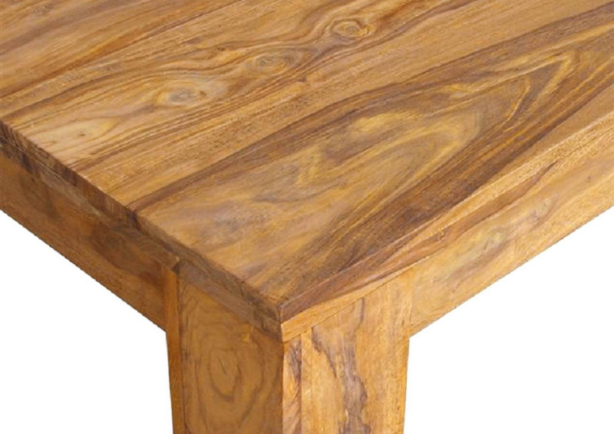 ESSTISCH Sheesham 240x100x76 braun geölt NATURE BROWN #828 - Braun, Holz (240/100/76cm) - Massivmoebel24