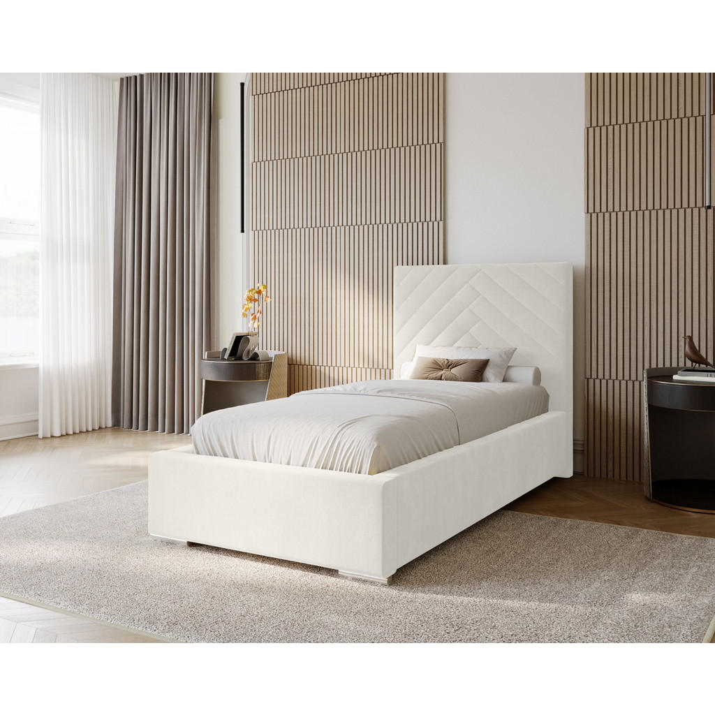 Thumbnail - Marpur Polsterbett, Weiß, Textil, Höhe ca. 15 cm, 100x200 cm, Oeko-Tex® Standard 100, Schlafzimmer, Betten, Polsterbette...