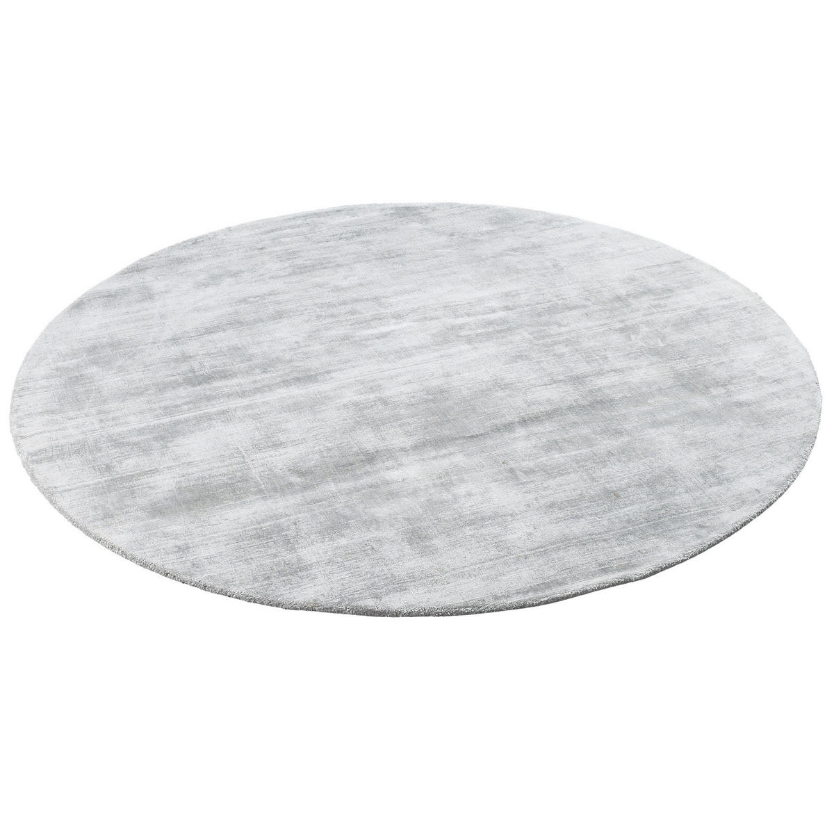 LUXUS DESIGNER TEPPICH ROMA RUND - Grau, Textil (120/120cm) - Pergamon