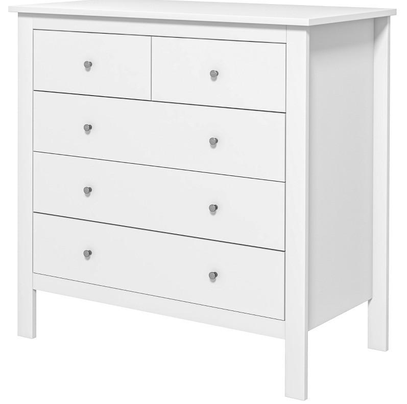 Modenvie Kommode Weiß 79x80.5x39.5 cm