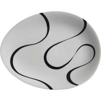 TELLER 2 Stück loop black - Goldfarben/Multicolor, Keramik (17cm) - Luigi Colani Porzellan