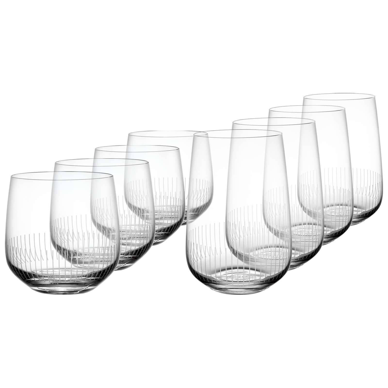 LONGDRINK- UND WASSERGLÄSER Afina transparent 200 & 300 ml 8er Set - Transparent, Glas (0.001L) - Villeroy & Boch