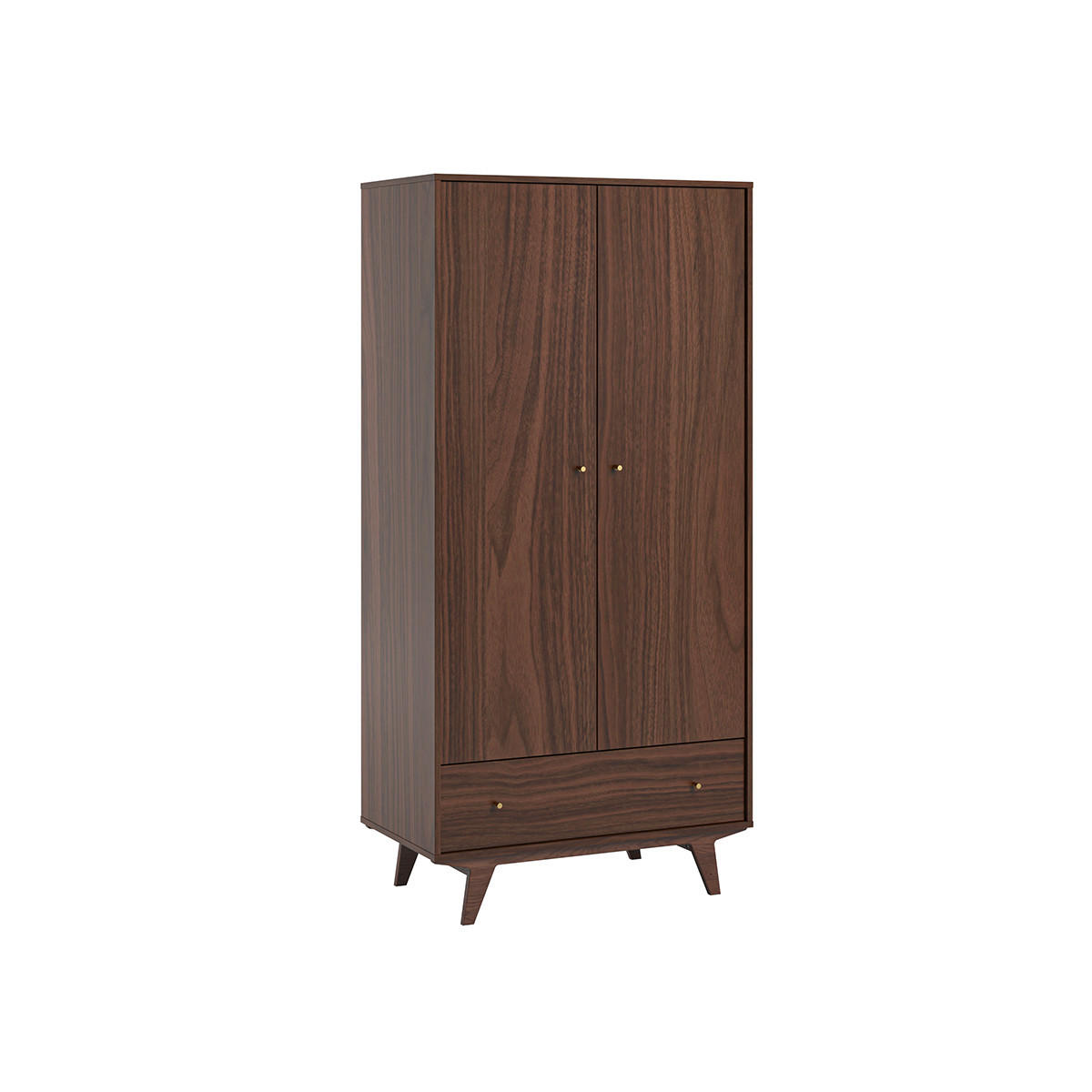 SOBA ZA BEBE 2-dijelni Mid Drvo - smeđa, drvni materijal (144/90/75cm) - Petits-meubles