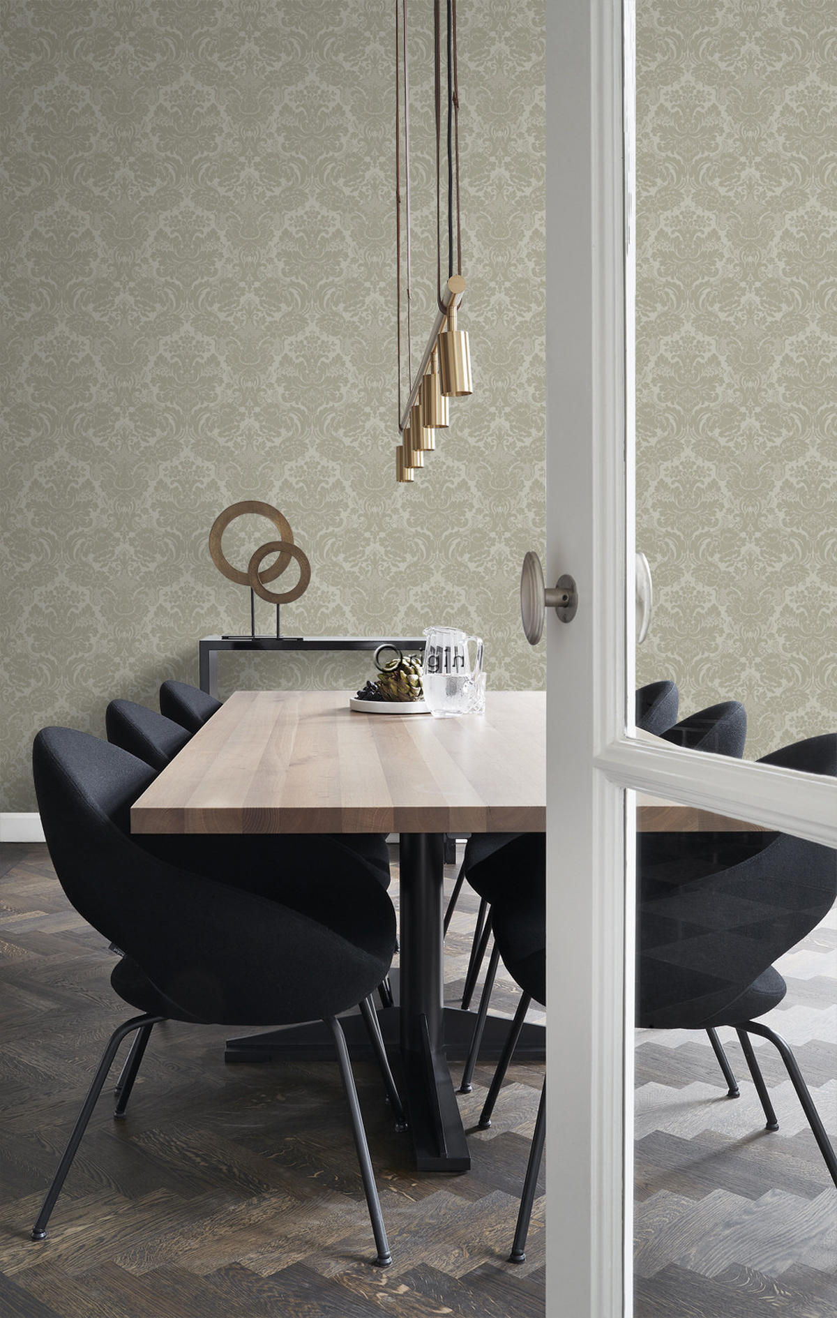 TAPETE Ornamente 53 cm x 10.05 m - Braun, Papier (53/1000cm) - Origin Wallcoverings