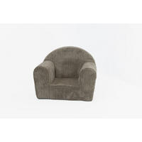 KINDERSESSEL MINI aus Kuschel-Cord in Braun - Braun, Textil (40/39/33cm) - Fortisline