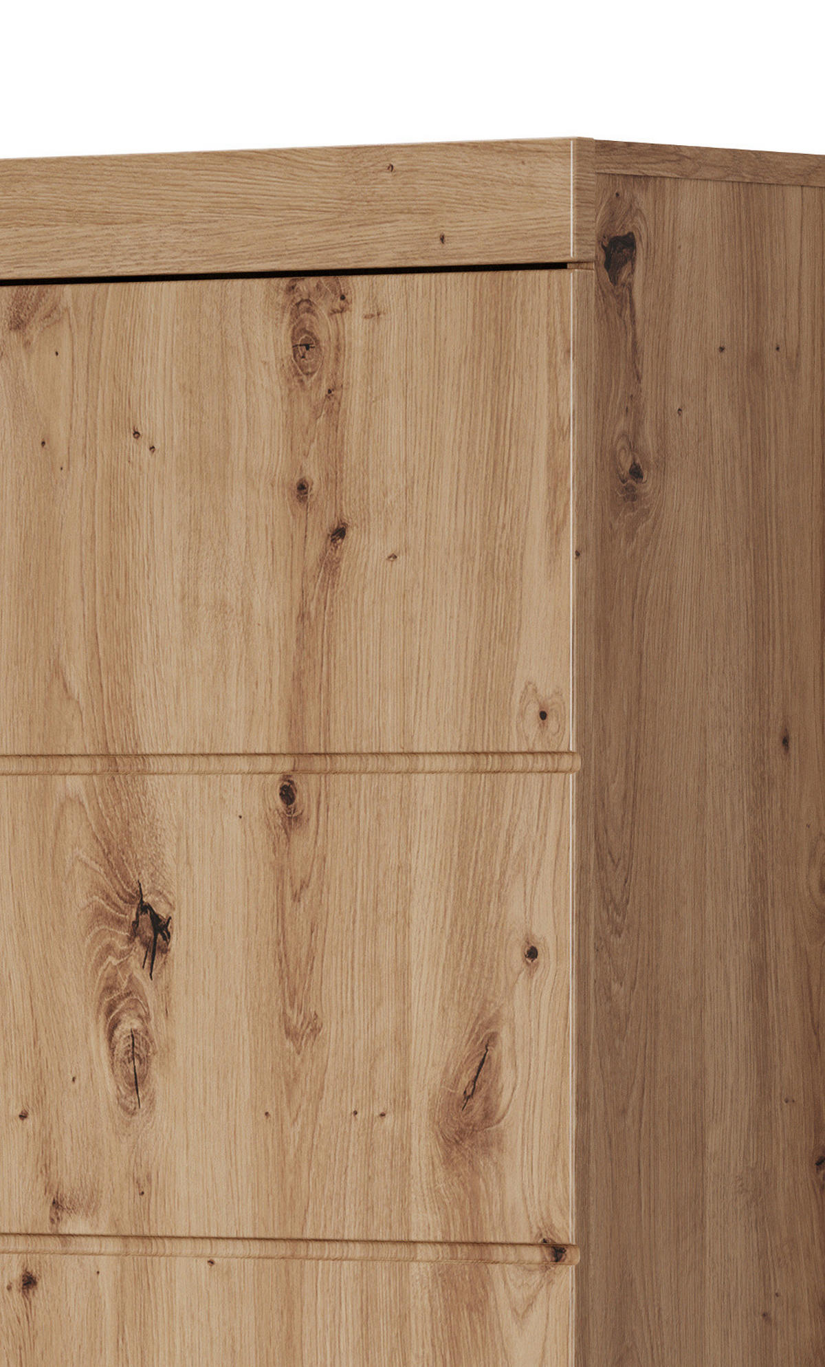 HÄNGESCHRANK Asteiche 37 x 77 cm, Badschrank hängend - Eichefarben, Holzwerkstoff/Kunststoff (37/77/23cm) - Top.Furn