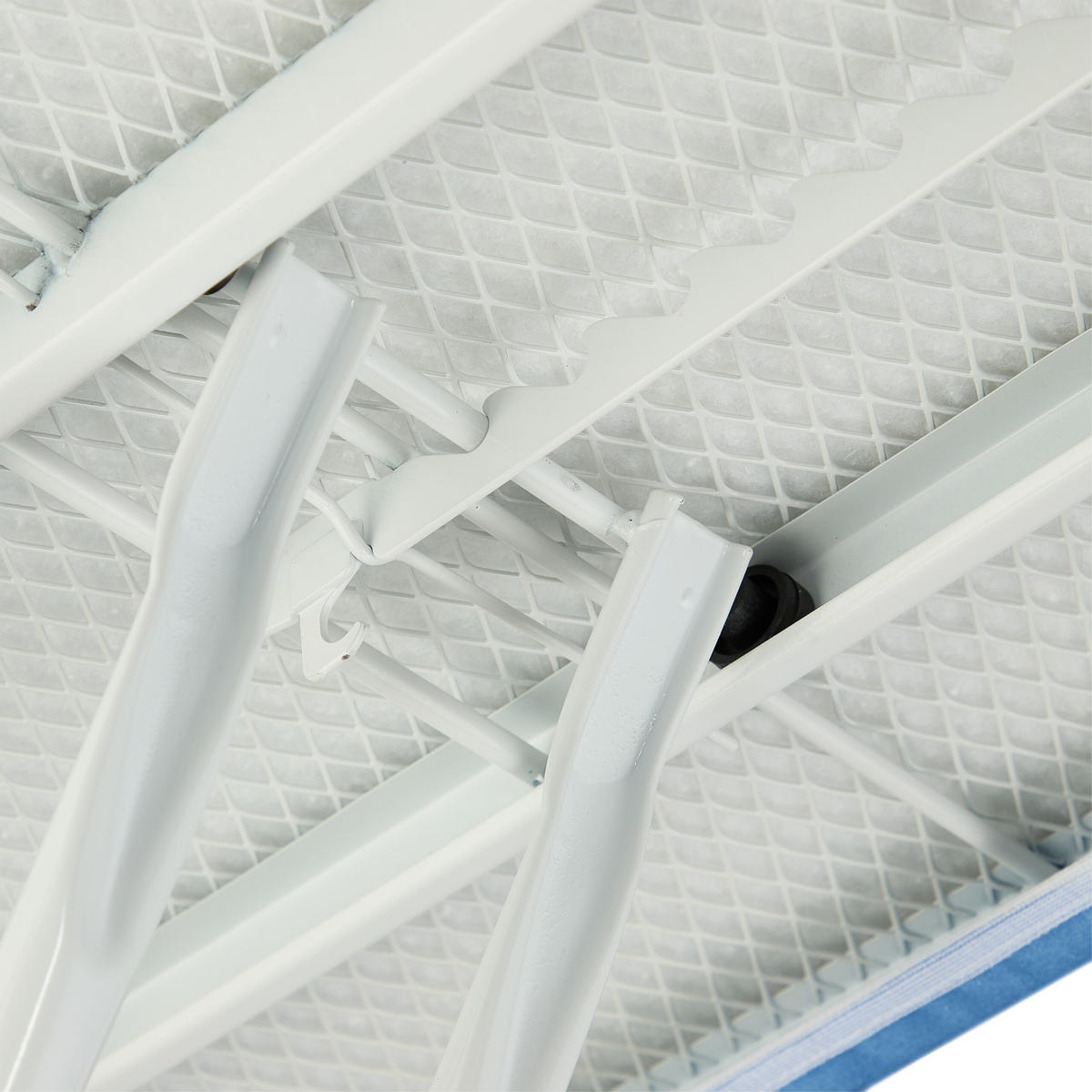 ŽEHLIACA doska - viacfarebná, kov/textil (143/38cm) - Relaxdays